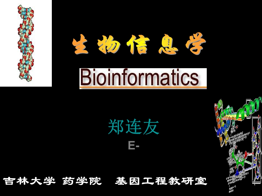 核酸与蛋白质序列分析.ppt_第1页