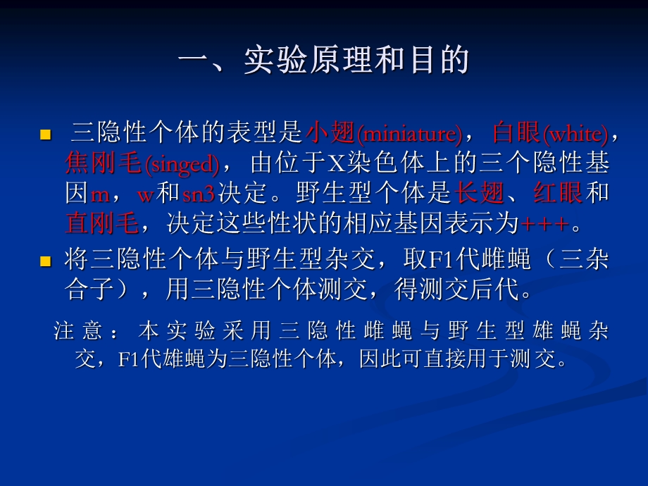 果蝇的三点测交试验.ppt_第3页