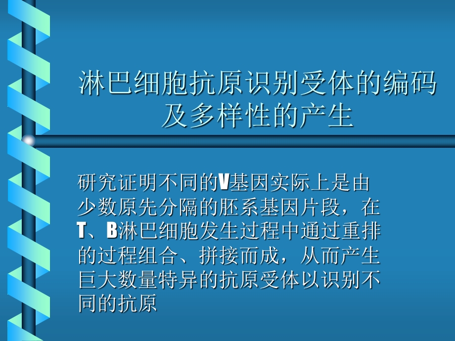 淋巴细胞抗原识别受体的编码及多样的产生.ppt_第1页