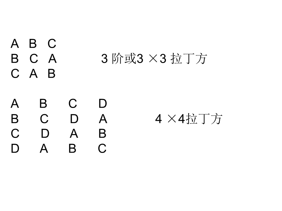 拉丁方试验设计与分析.ppt_第3页