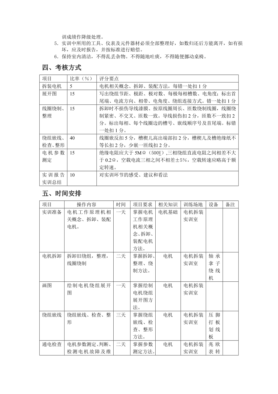 电机拆装实训指导书.doc_第2页