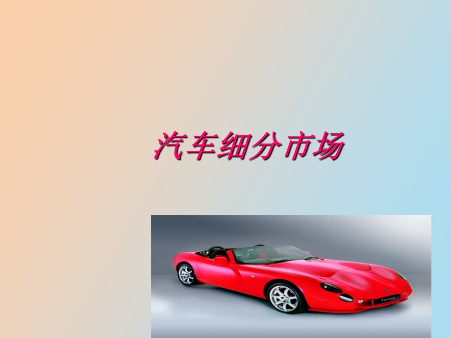 汽车细分市场.ppt_第1页