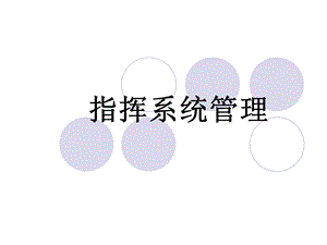 公共安全管理的指挥系统管理PPT课件.ppt