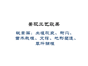 景观工艺效果培训.ppt