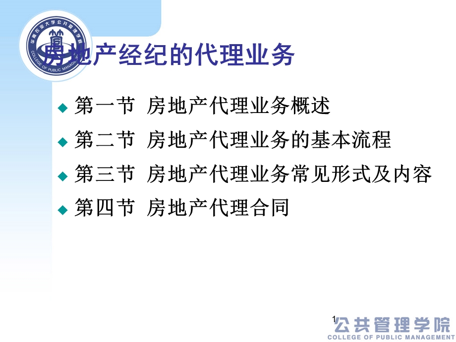 房地产经纪的代理业务(ppt47页).ppt_第1页