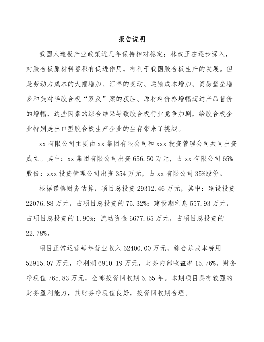 山东关于成立坐具板材公司可行性研究报告.docx_第2页