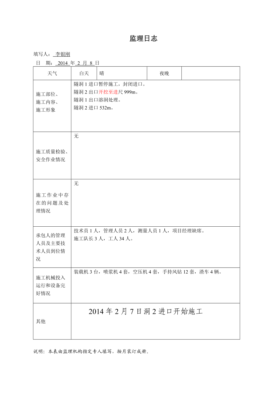 2月界河二期监理日志01.doc_第2页