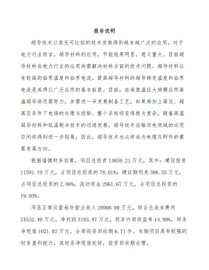 山东电力电缆附件项目可行性研究报告.docx