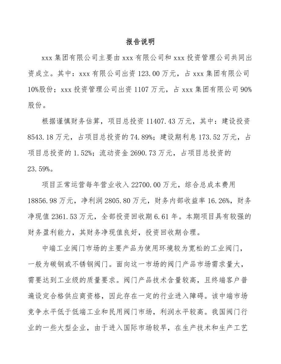 山东关于成立阀门公司报告.docx_第2页