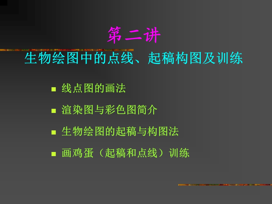 生物绘图中的点线起稿构.ppt_第1页