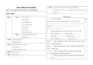 八年级英语unit2学案.doc