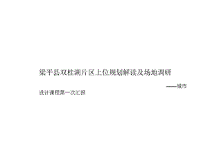 梁平县双桂湖片区上位规划解读及场地调.ppt