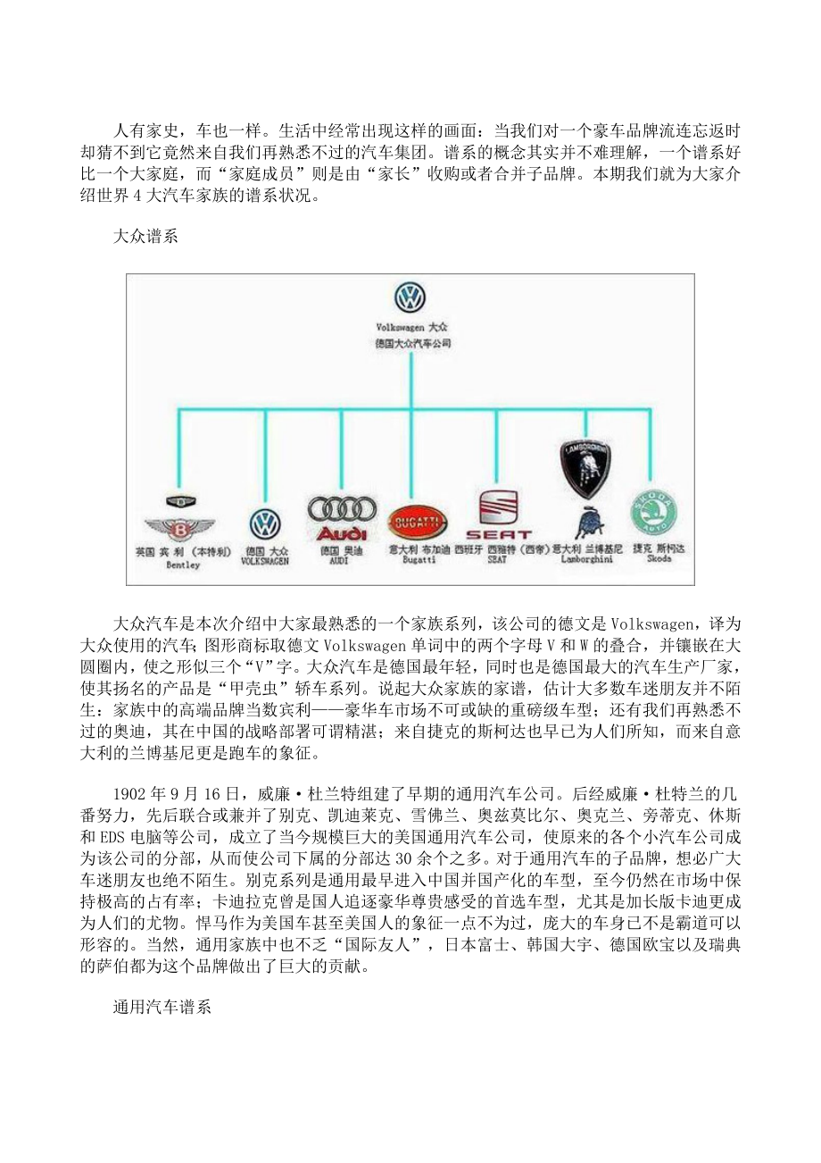 着名汽车品牌标志来历介绍.doc_第1页