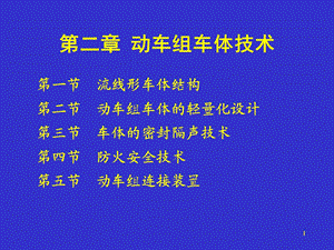 动车组概论车体.ppt