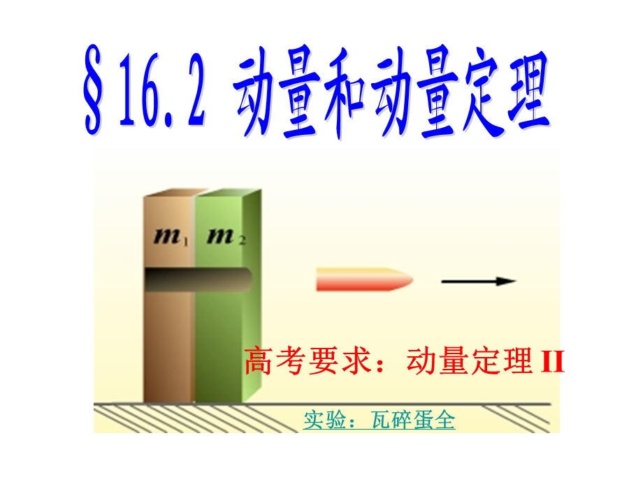 动量和动量定理(上课用).ppt_第1页