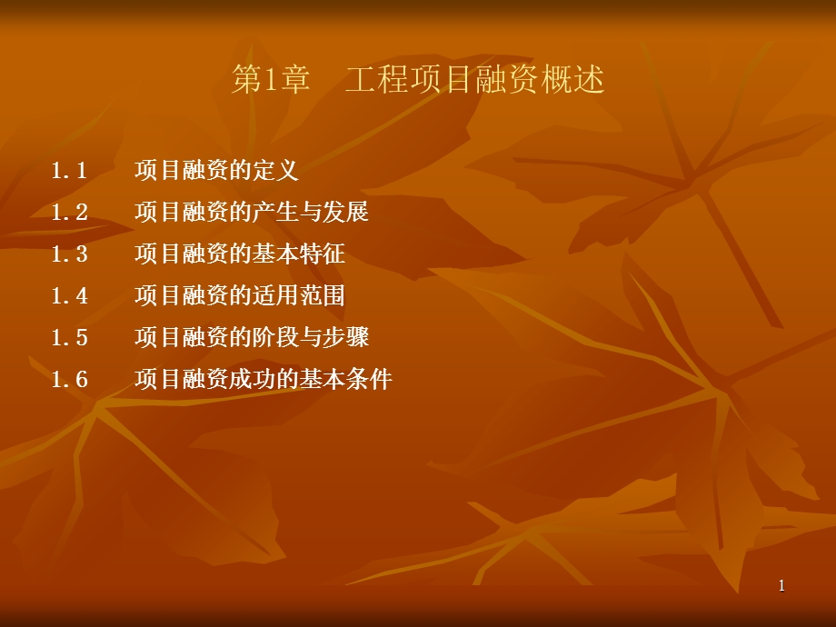 工程项目融资概述.ppt_第1页