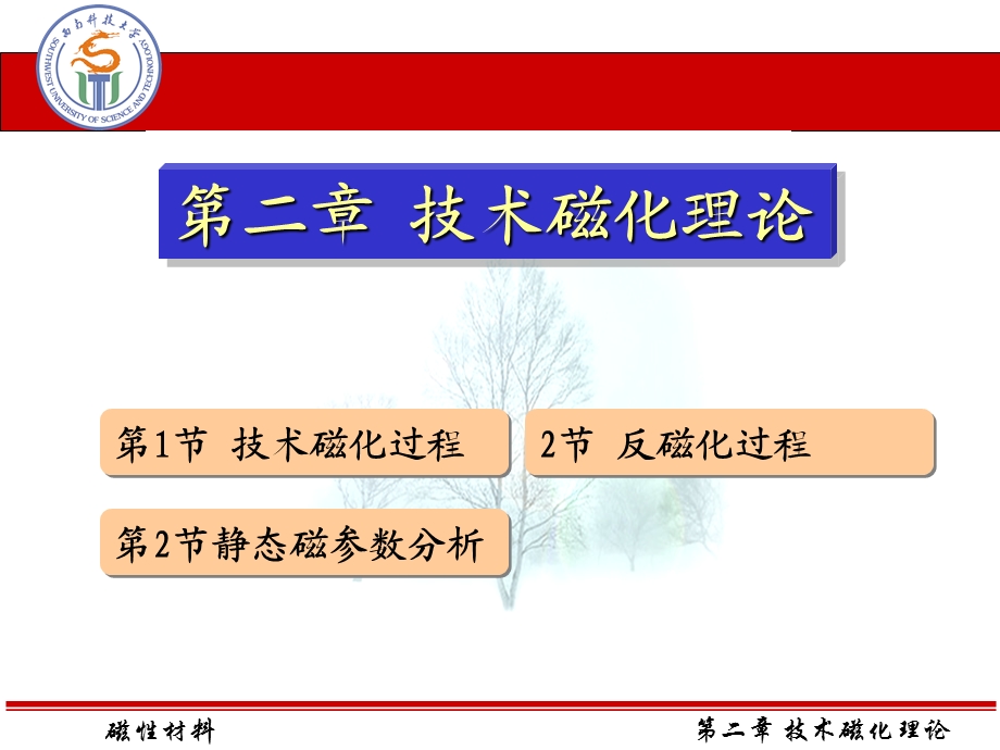 磁性材料第6章技术磁化理论-磁性材料.ppt_第1页