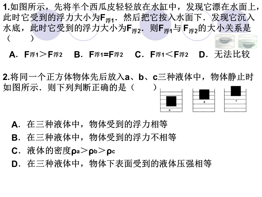 比较浮力的大小及判断浮力的变化.ppt_第2页