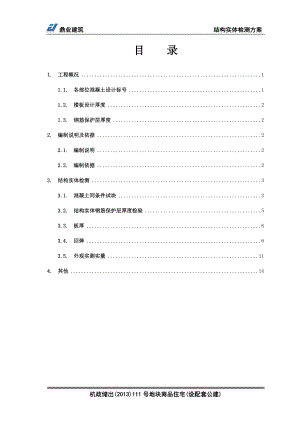 [精品文档]混凝土结构实体检测方案.doc