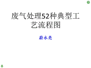 废气处理52种典型工艺流程图.ppt