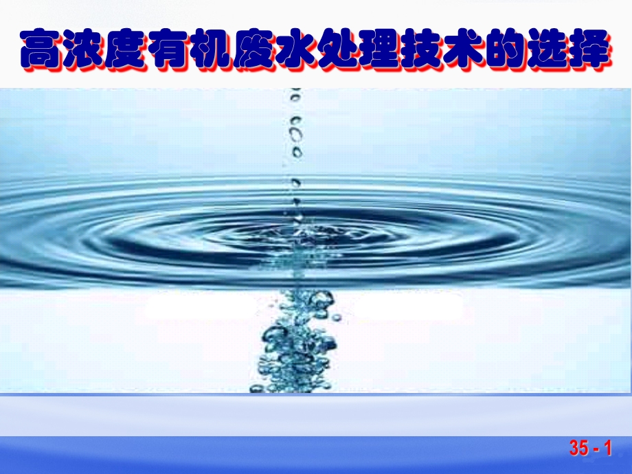 浓度有机废水.ppt_第1页