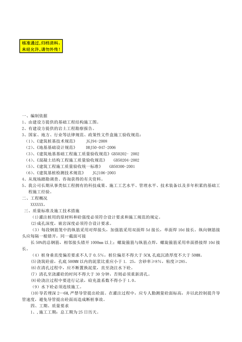 f机械冲孔桩施工方案【最新】.doc_第1页