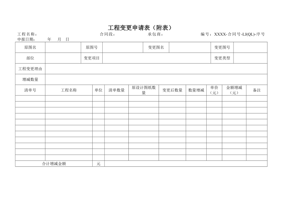 [建筑]变更申报表格式.doc_第2页