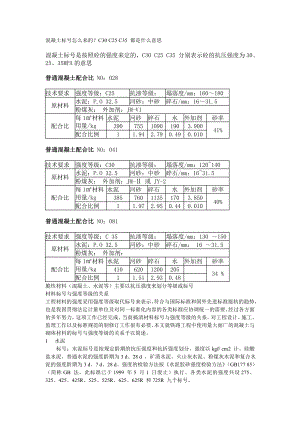 [精品文档]混凝土标号计算方法.doc