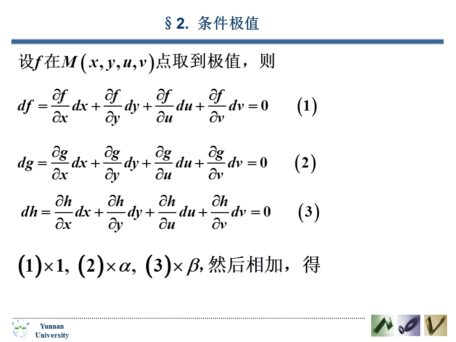 条件极值对自变量有附加条件的极值问题.ppt_第2页