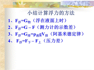 计算浮力的方法.ppt