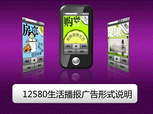 移动12580生活播报广告定位说明.ppt