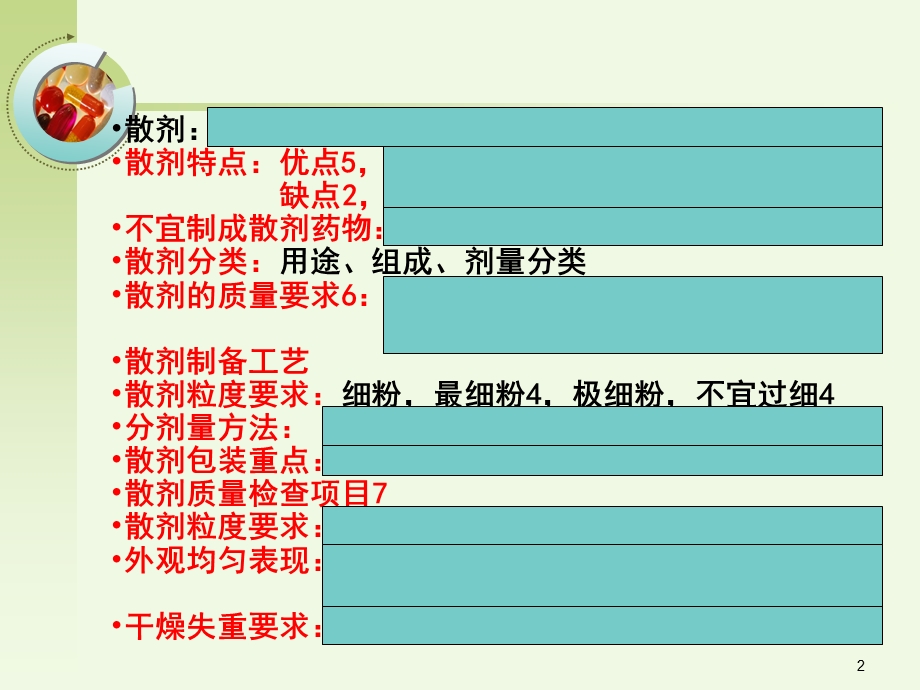 散剂、颗粒剂与胶囊剂.ppt_第2页