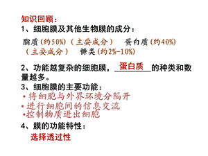 生物①必修4.2《生物膜的流动镶嵌模型》PPT课件.ppt