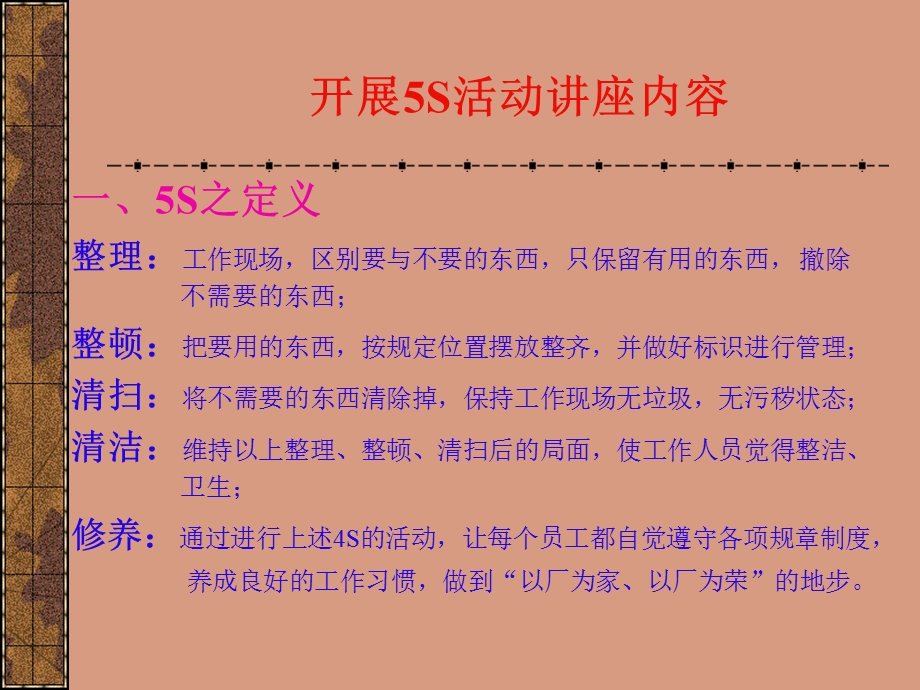 开展5S活动讲座内容.ppt_第2页