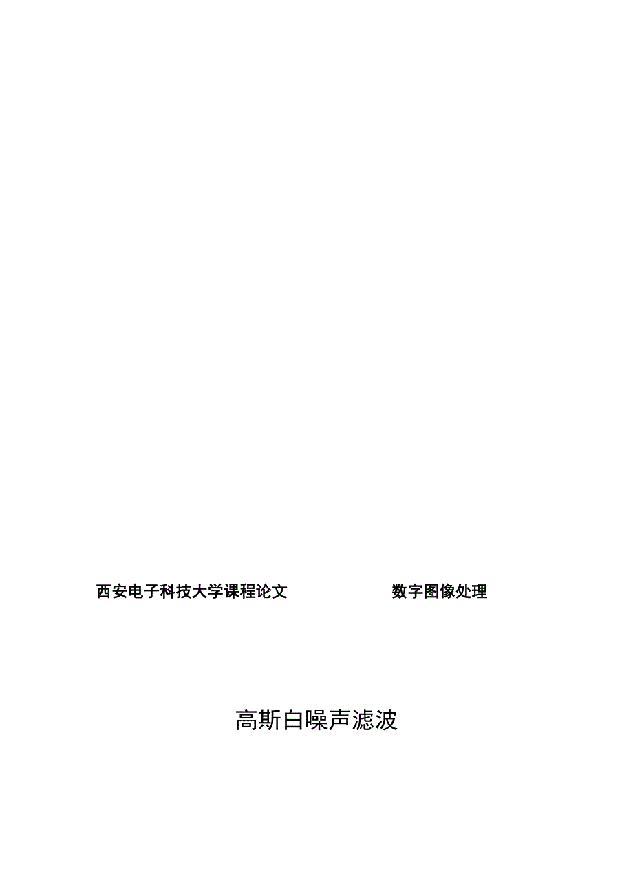 高斯白噪声滤波.doc_第1页