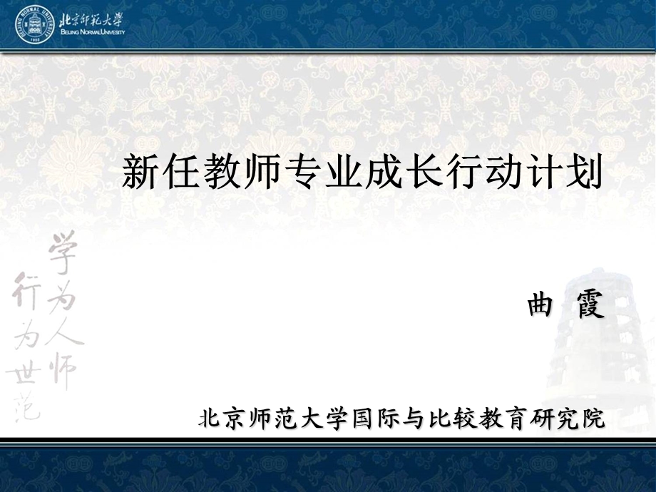 新任教师专业成长行动计划.ppt_第1页