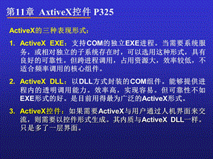 创建ActiveX控件和多媒体应用程序.ppt