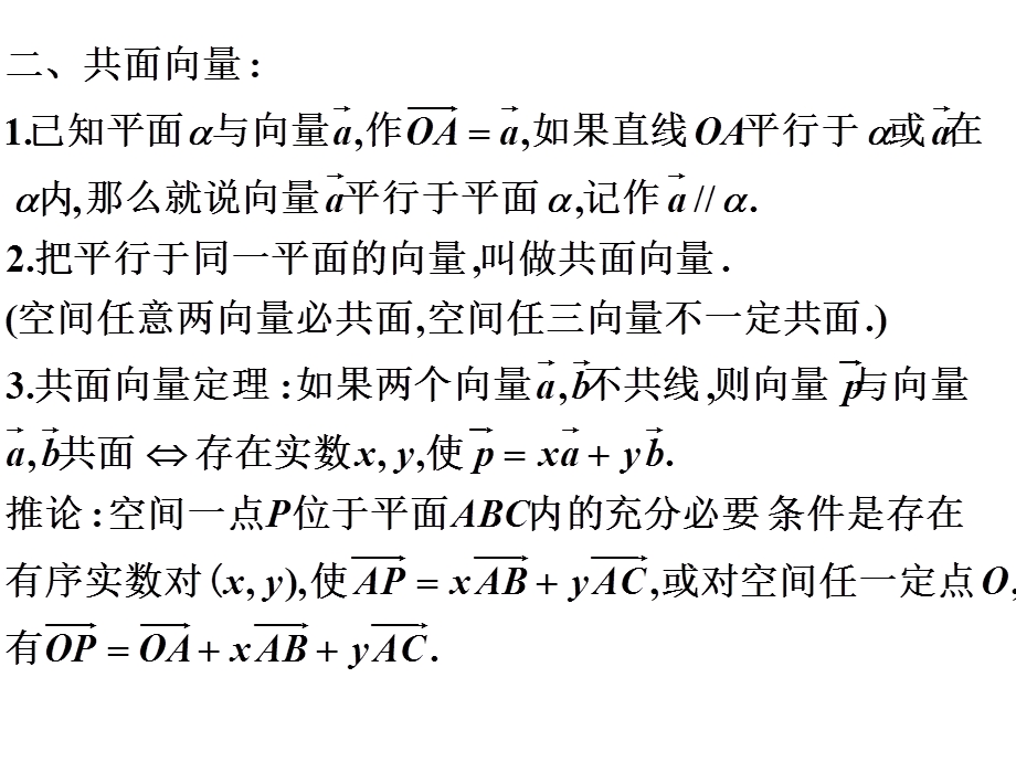 共线共面向量基本定理.ppt_第3页