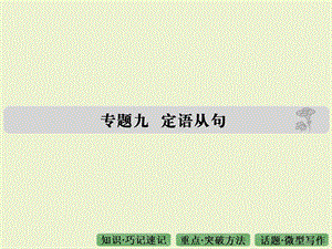 专题九定语从句.ppt