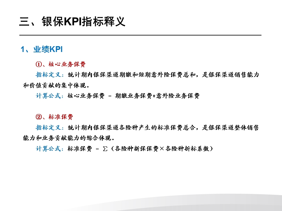 银保条线KPI指标体系.ppt_第3页