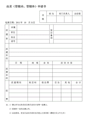 出差申请格式及结果报告.ppt