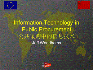 公共采购中的信息技术.ppt