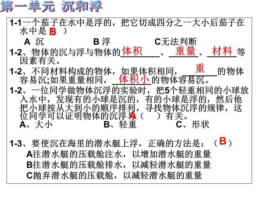 五下科学期末复习ppt版jinmm.ppt_第1页