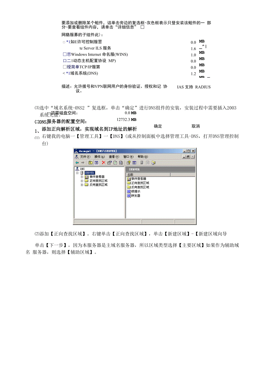 实验八：DNS服务器安装和配置.docx_第3页