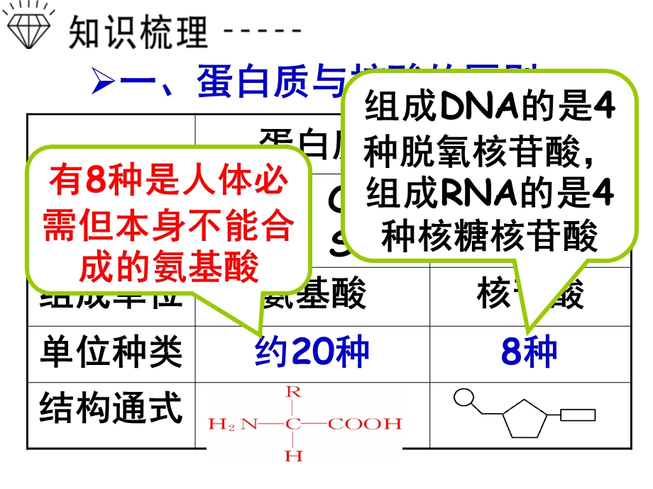 二轮小专题细胞的分子组成.ppt_第3页