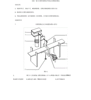 实验一_霍尔位置传感器与弯曲法杨氏模量的测定.docx