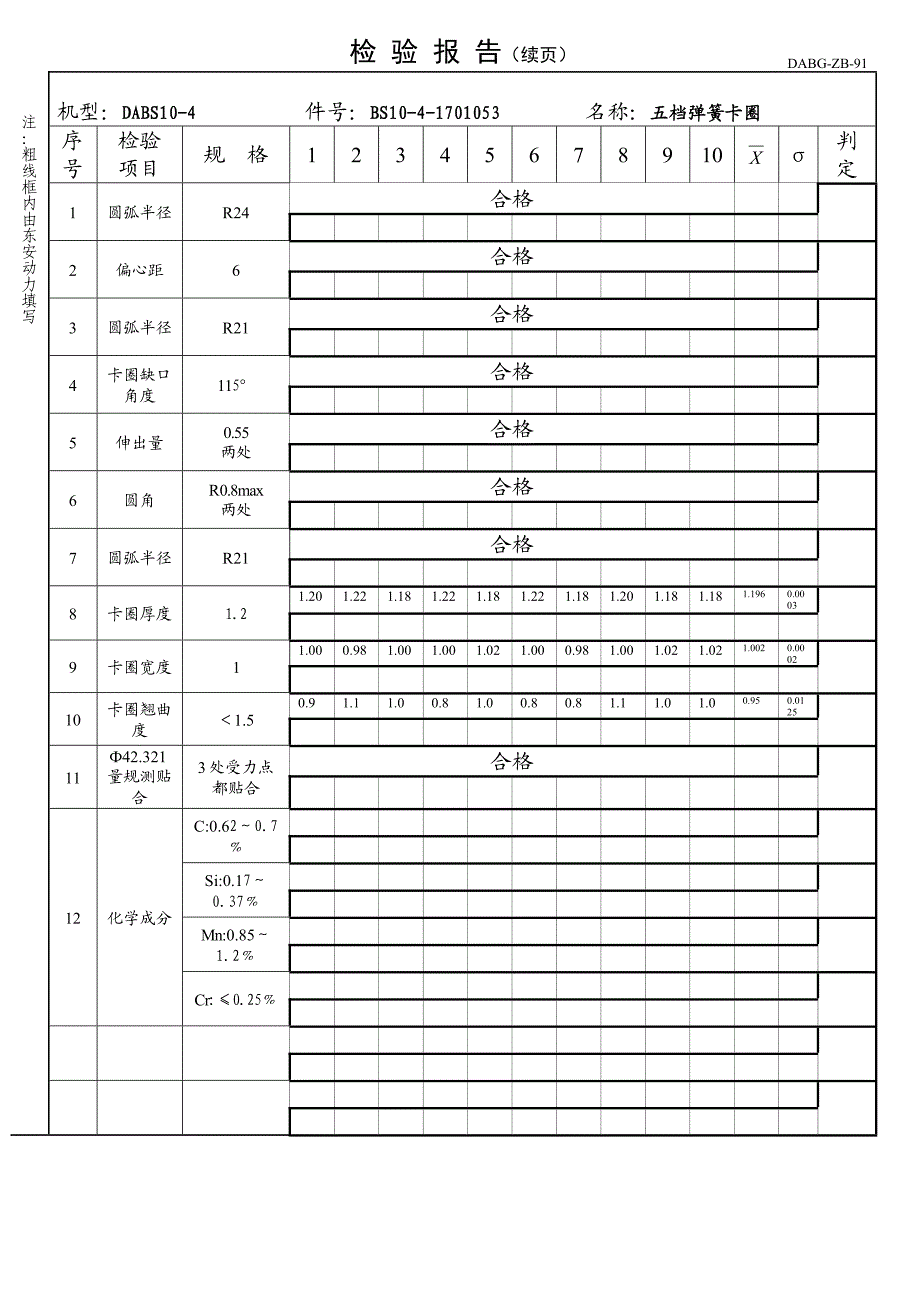 1053五档弹簧卡圈样件检验报告.doc_第2页