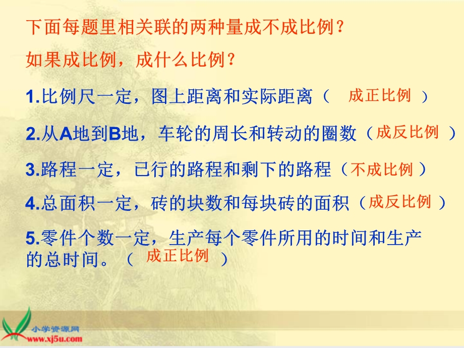 北京版数学六年级下册《正反比例应用题复习》课件.ppt_第3页