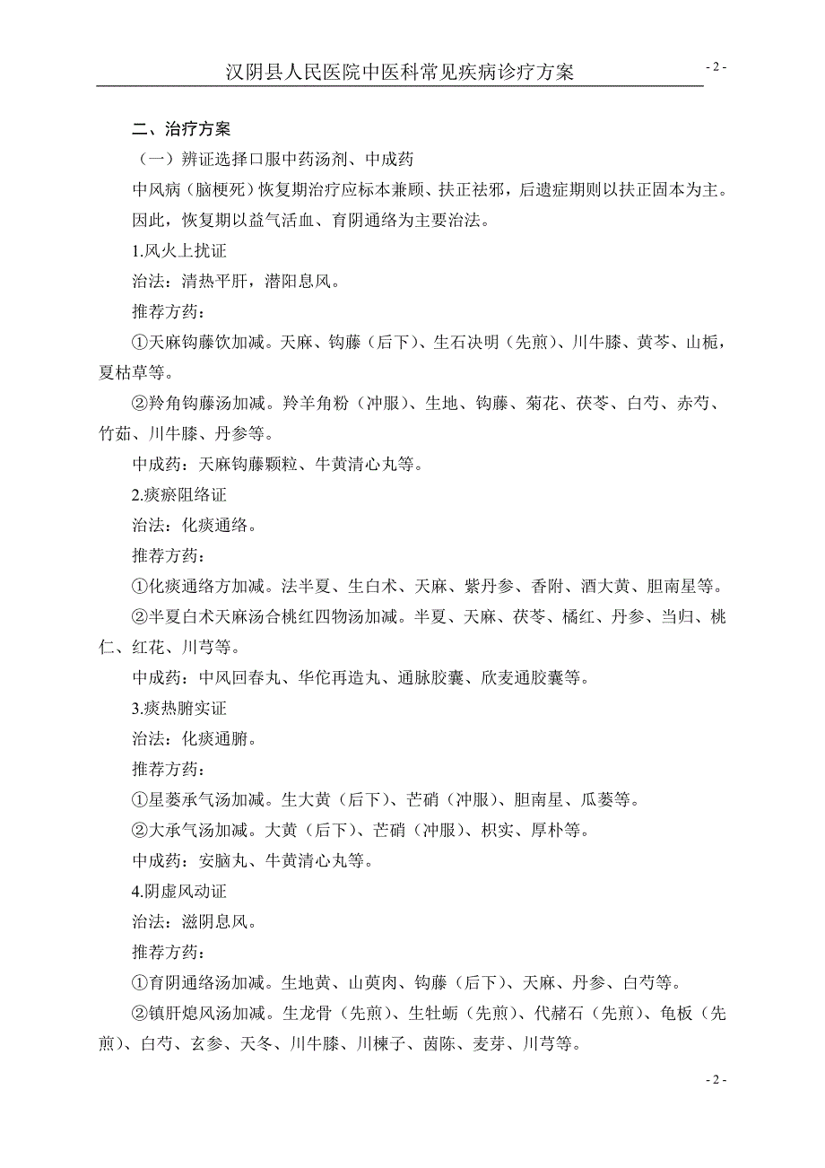 中医科常见疾病诊疗方案.doc_第2页