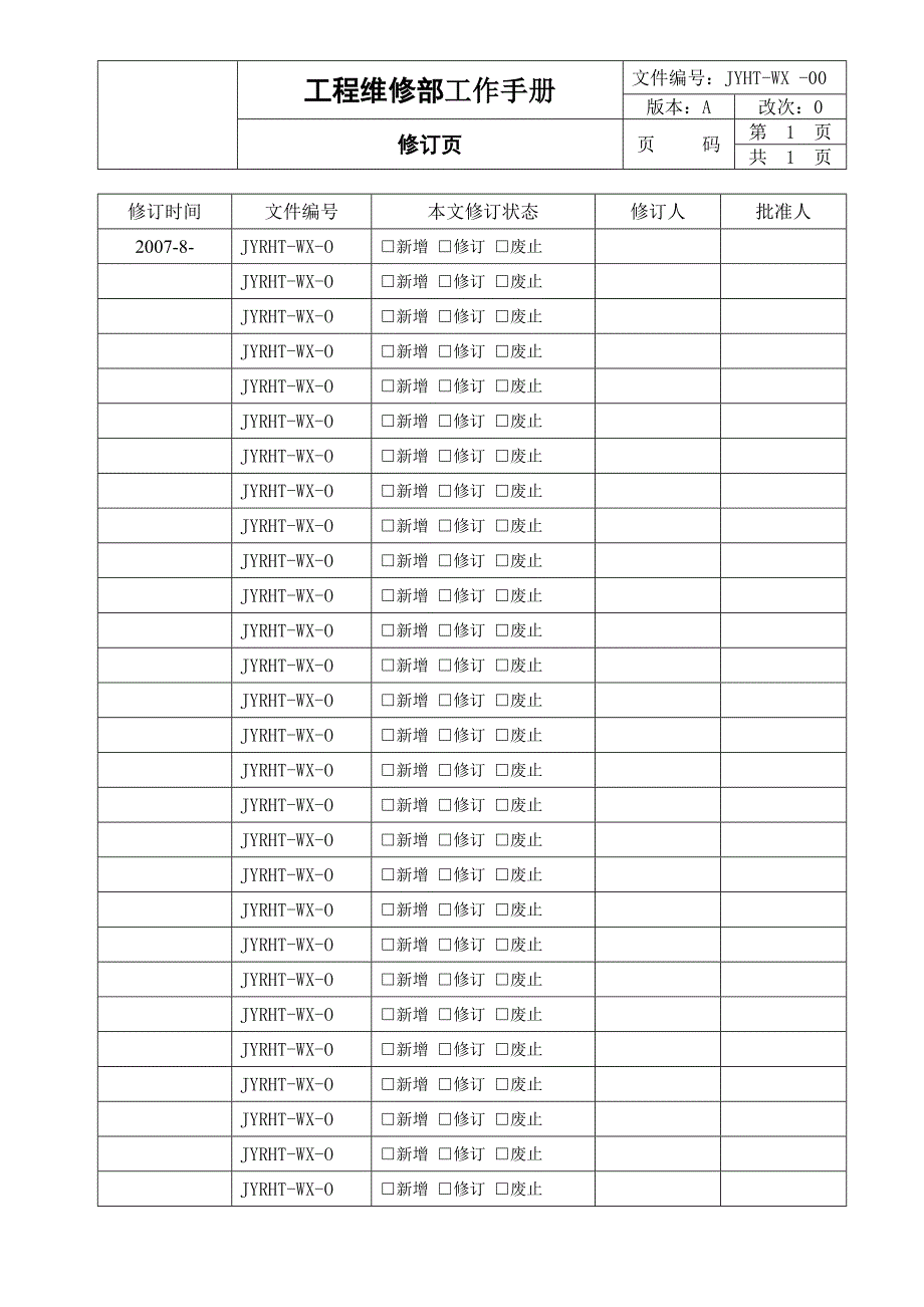 维修部工作手册ISO精75页.doc_第3页